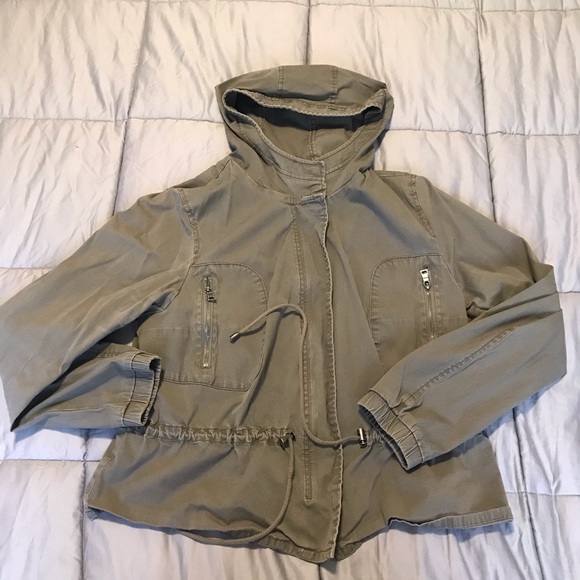 Lane Bryant camo green jacket, size 16
